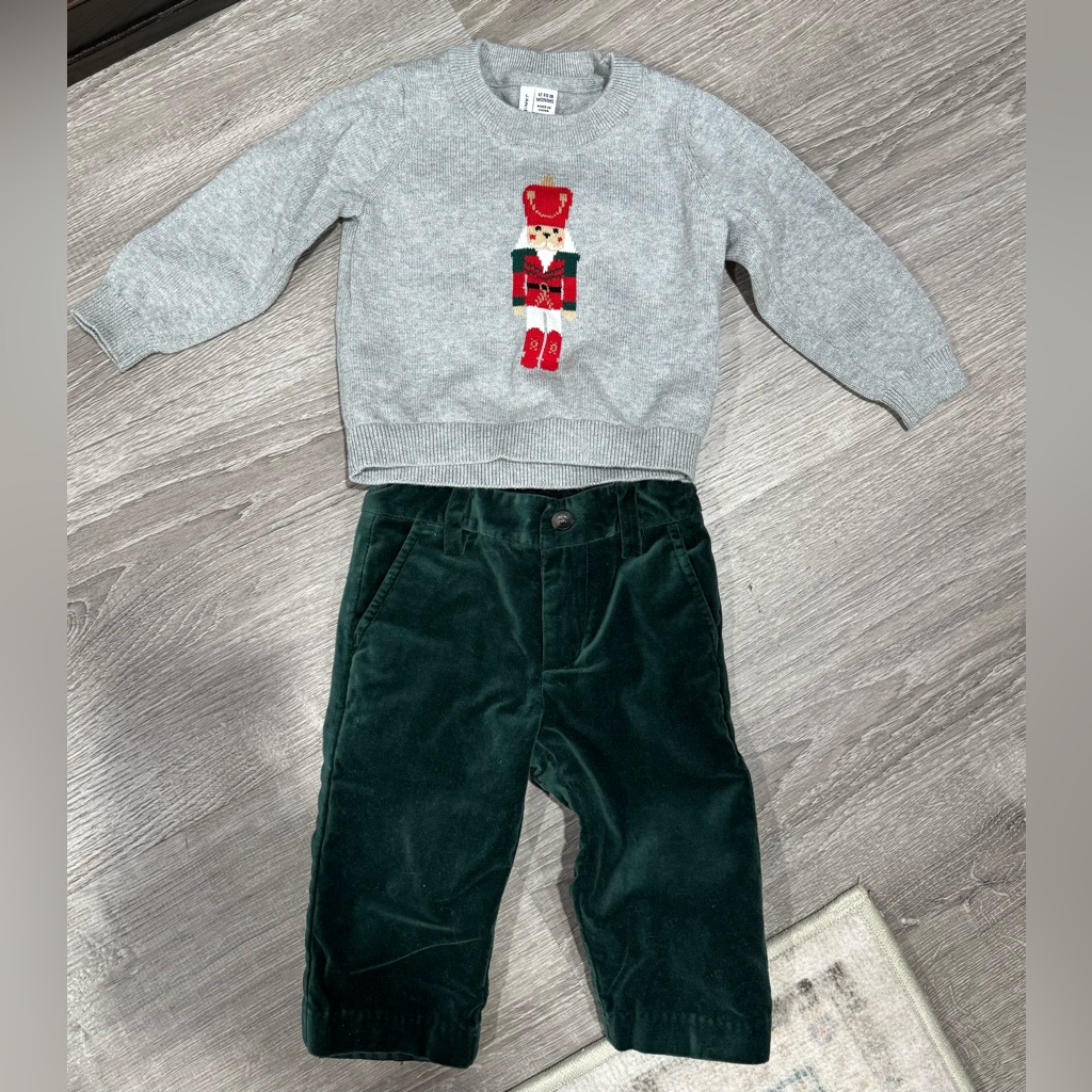 Janie And Jack Christmas 6-12/12-18m